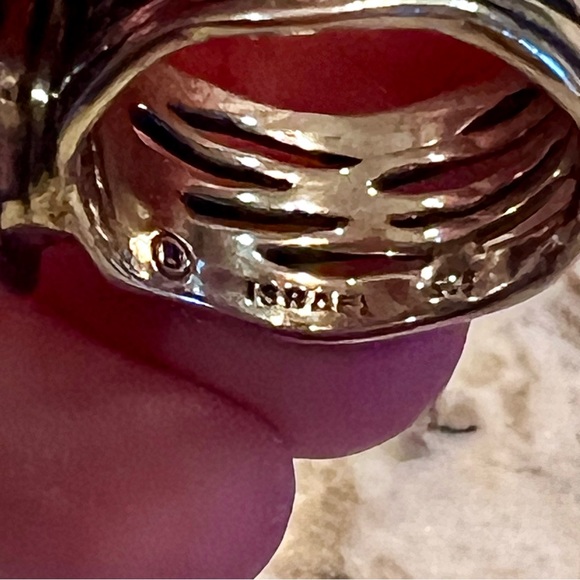 ⭐️ Israel Pearl Sterling Silver Ring Size 5.5/6 - Picture 14 of 14